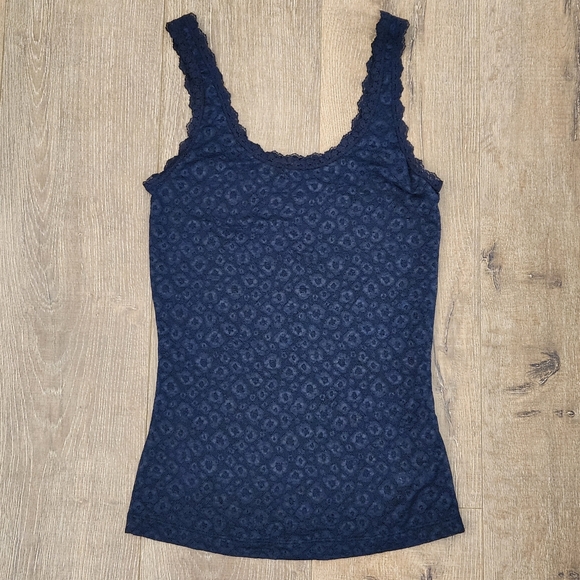 Cosabella X Evereve Sheer Mesh Animal Print Lace Cami Tank Snall Y2k Retro Goth - Picture 1 of 9